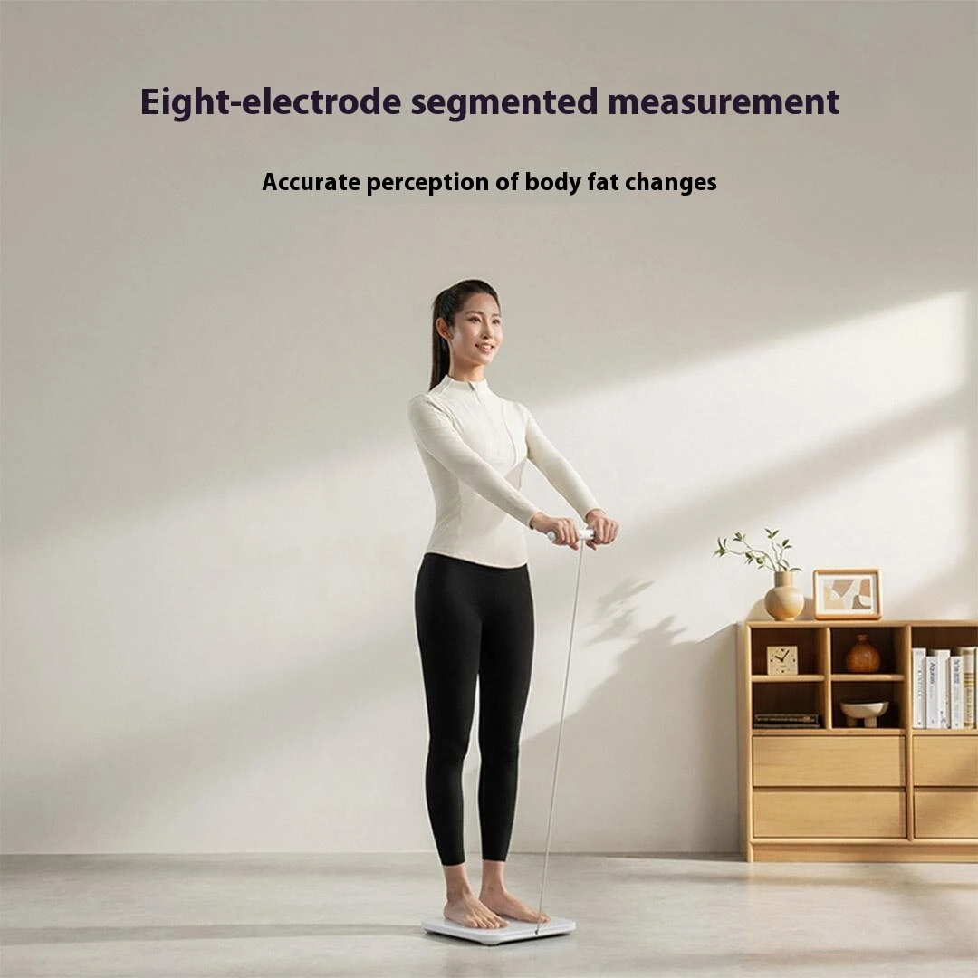 (image for) XIAOMI Mijia S800 8-Electrode Bluetooth Smart Body Fat Scale 0.1~150kg with BIA 40 Health Metrics For Home Fitness& Nutrition Management